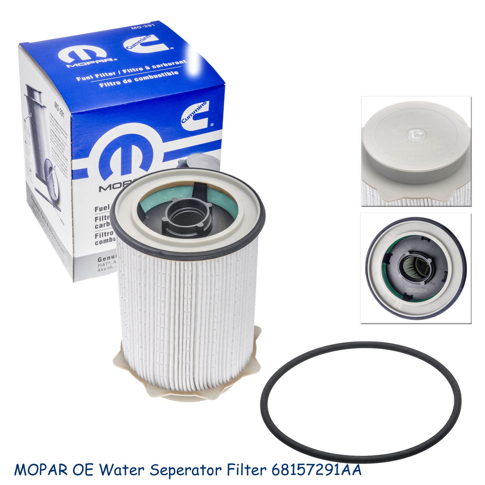 2013-2017 RAM 2500 3500 4500 5500 6.7L DIESEL OIL FUEL FILTER KIT MOPAR GENUINE 2013-2017 RAM 2500 3500 4500 5500 6.7L DIESEL OIL FUEL FILTER KIT MOPAR GENUINE