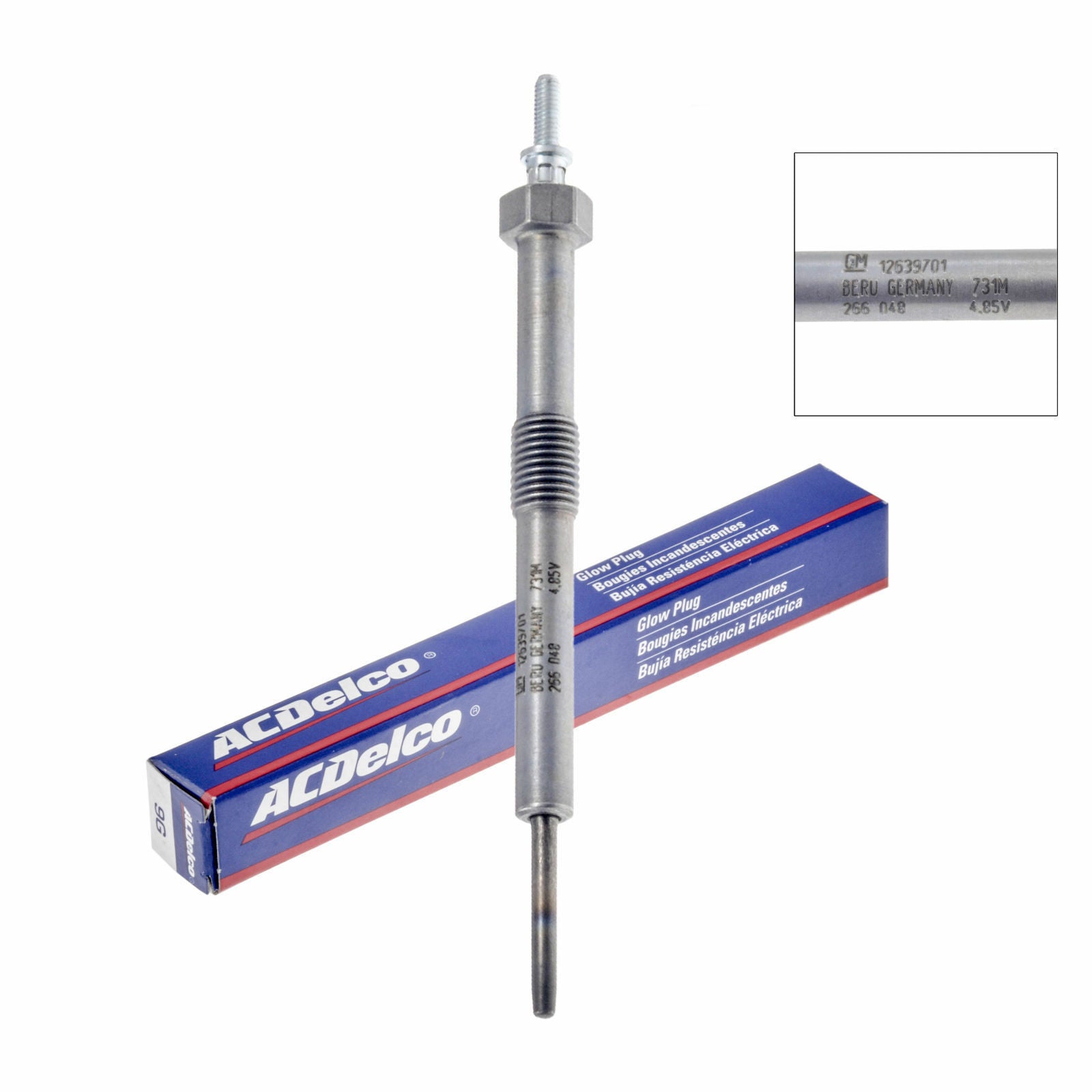 Genuine 12639701 Diesel Glow Plug LMM LML LBZ Silverado Sierra Duramax 6.6L 9G Genuine 12639701 Diesel Glow Plug LMM LML LBZ Silverado Sierra Duramax 6.6L 9G