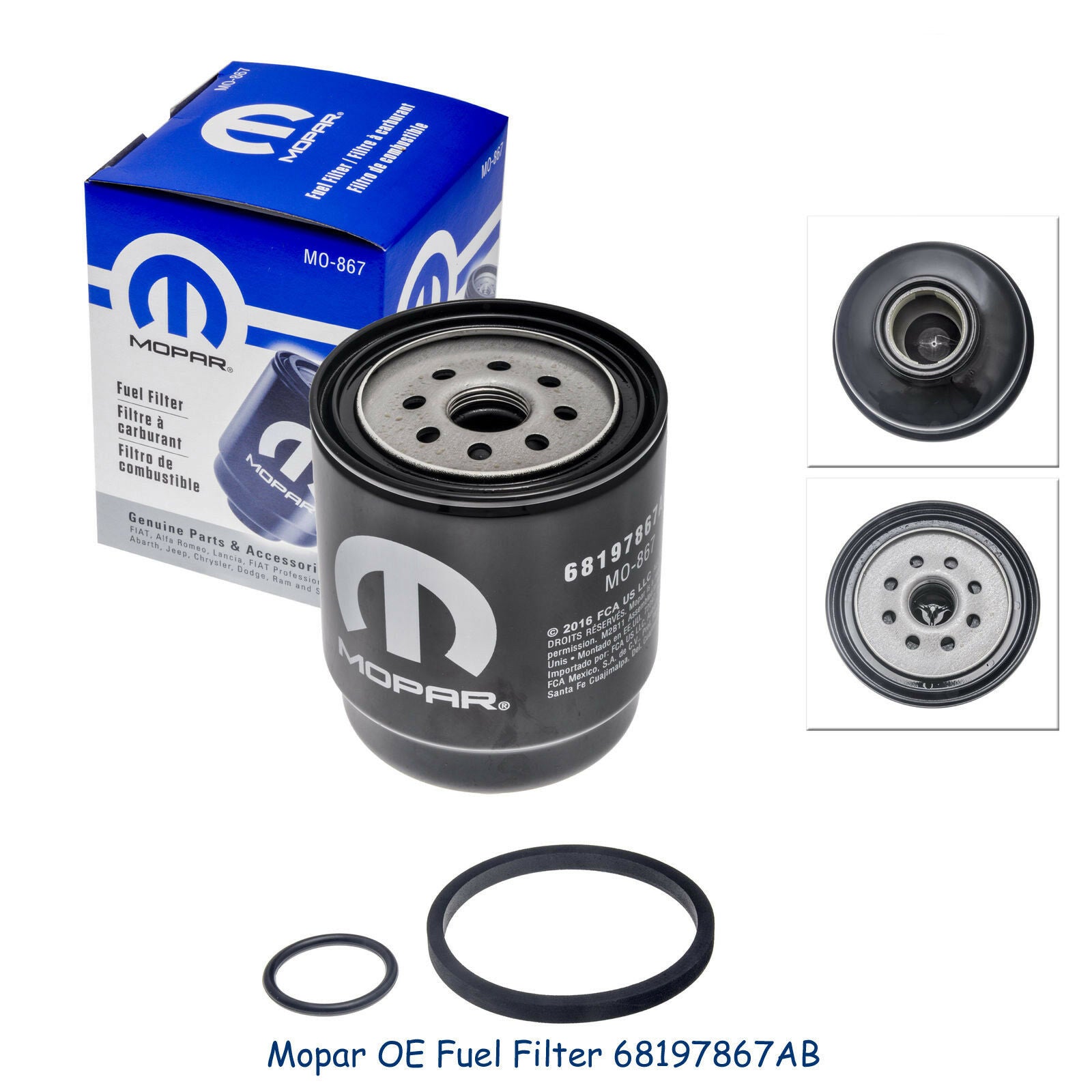 2013-2017 RAM 2500 3500 4500 5500 6.7L DIESEL OIL FUEL FILTER KIT MOPAR GENUINE 2013-2017 RAM 2500 3500 4500 5500 6.7L DIESEL OIL FUEL FILTER KIT MOPAR GENUINE