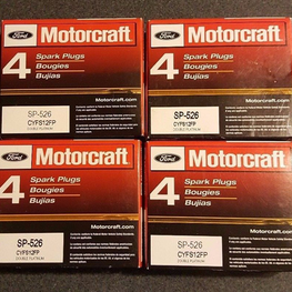 Set of 16: Genuine Ford Motorcraft Double Platinum Spark Plugs SP526 CYFS12FP